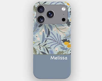 Clear Sky Watercolour Floral Phone Case | for iPhone 17 Pro Max, 16, 15, 14, Samsung S26 Ultra, S25, S24, S23, Pixel 10 Pro, 9, 8