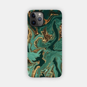 EMERALD RIVER Phone Case | Available for iPhone 15 iPhone 14 iPhone 13 12 11 SE, Pixel 8 7 6 | Modern Premium Phone Case