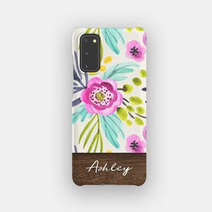 Striking Bud Floral Phone Case | Bold Flower Protective Case | Fits Samsung Galaxy S25, S24 Ultra, S23, S22 Plus, S21, S20