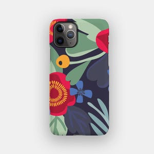 Bold Rabble Phone Case - Modern Botanical Floral Cover | For iPhone 16 15 14 13 - Samsung Galaxy S24 S23 S22 - Google Pixel 9 8