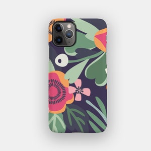 Coque iPhone florale Brave Bud | Bold Flower MagSafe Case | Compatible avec les iPhone 16, 15 Plus, 14, 13 Pro Max, 12, 11, SE