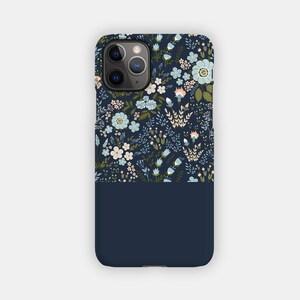 NAVY SCATTERING Phone Case | Available for iPhone 15 iPhone 14 iPhone 13 12 11 SE, Pixel 8 7 6 | Pretty Premium Phone Case