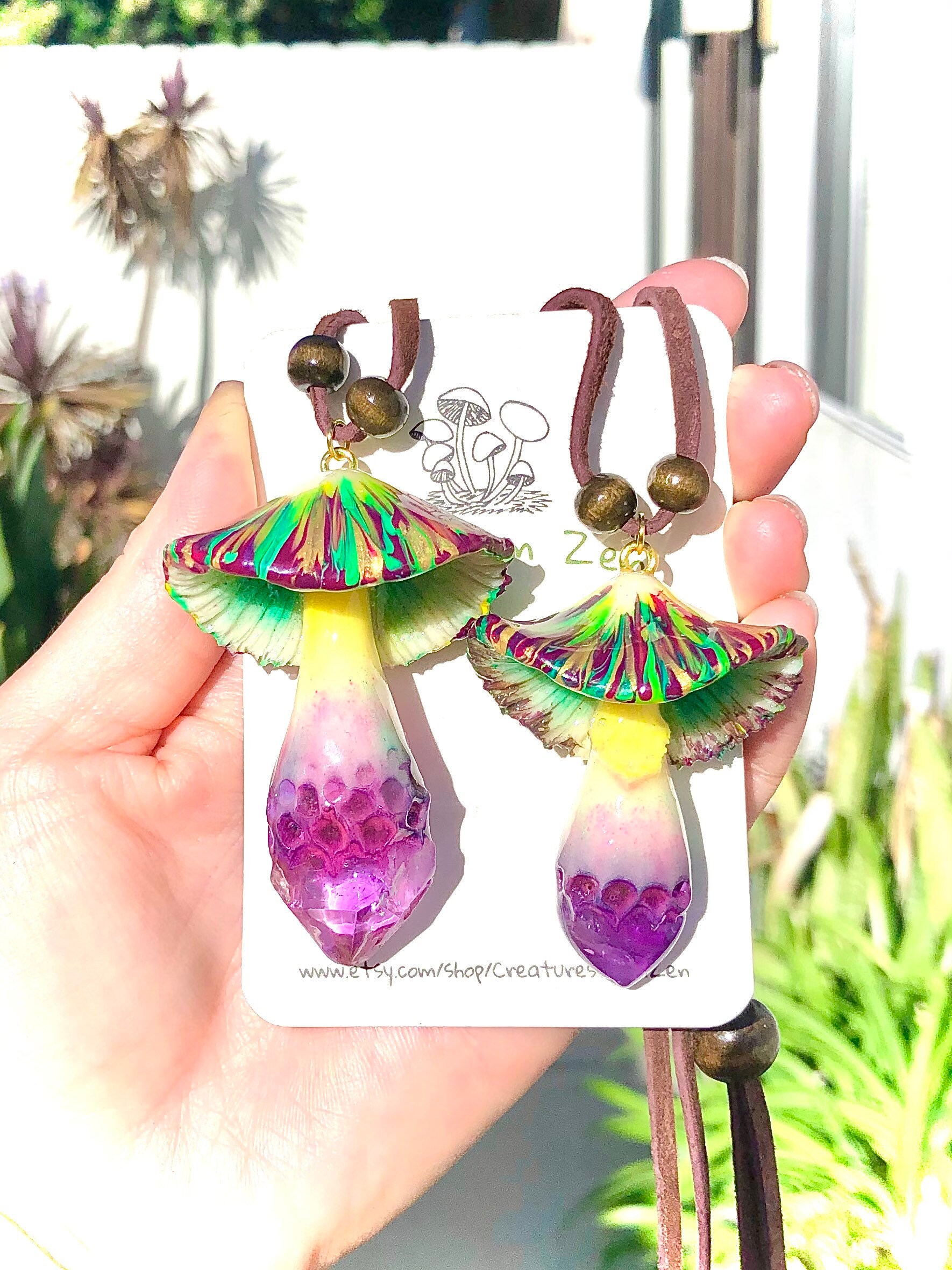 Diseño característico de Mushroom Zen Glow en ambiente Etsy