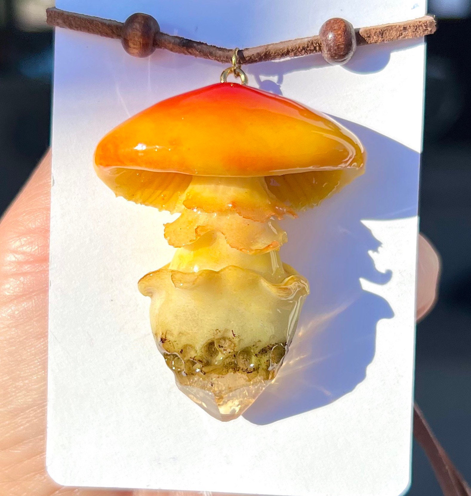 Amanita caesareoides brillo de en el encanto del - Etsy España