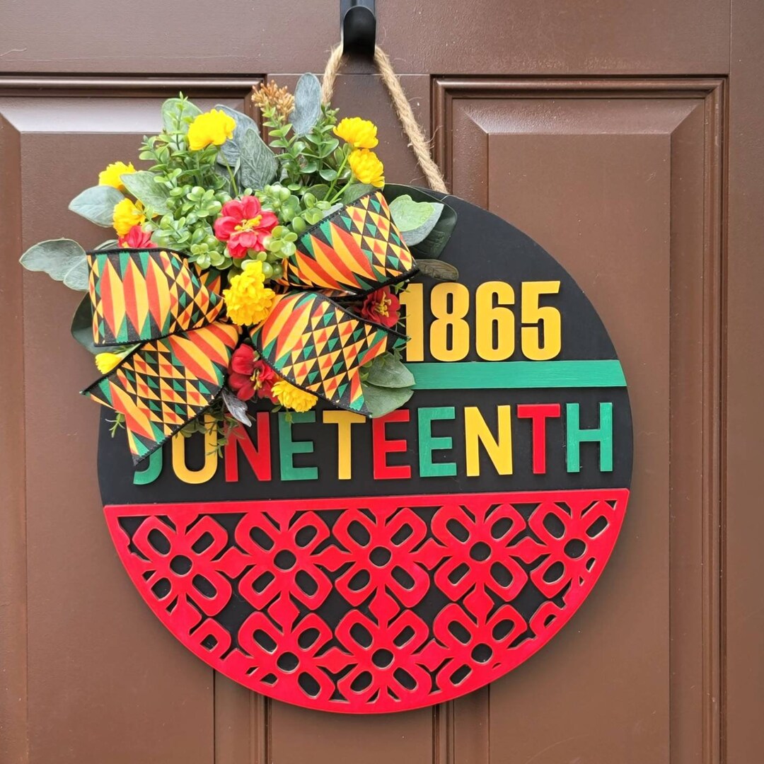 Door Hanger, Decorations, Freedom Day, 1865