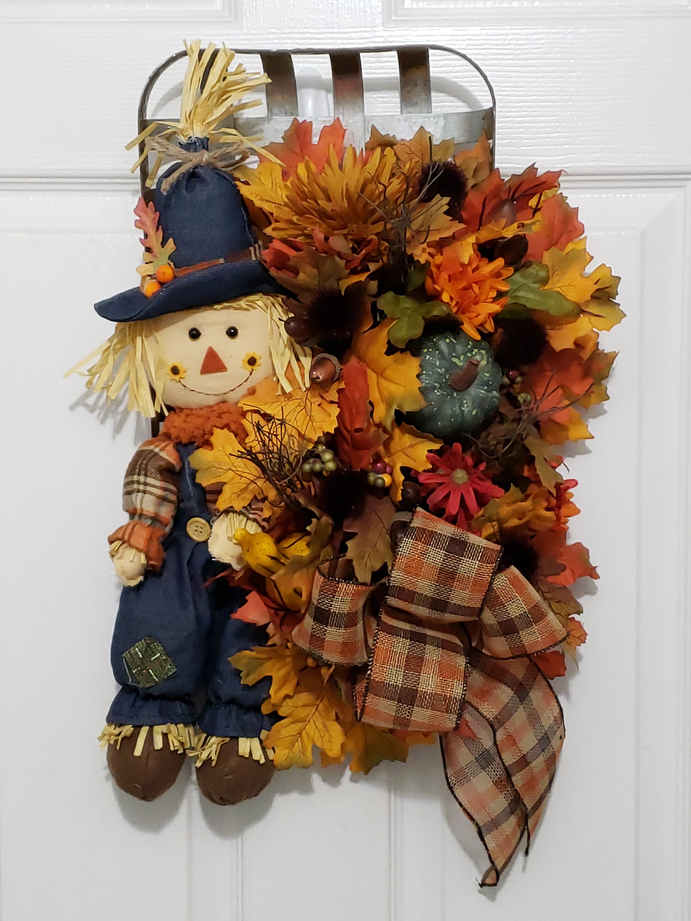 Scarecrow Front Door Decor Fall 50