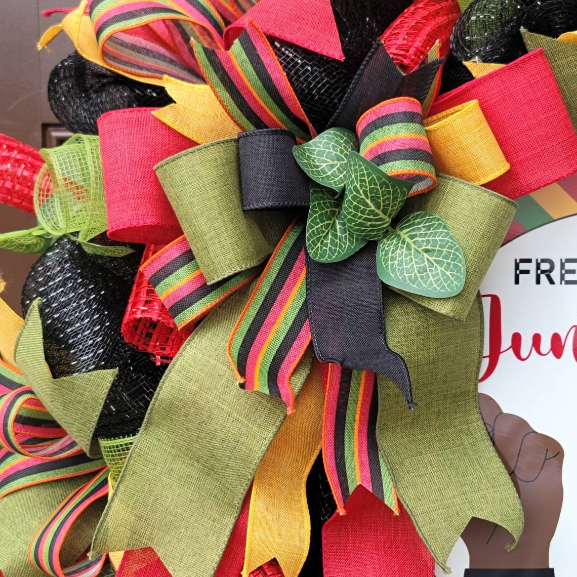 Wreath Mesh Wreath Freedom Day Wreath Etsy