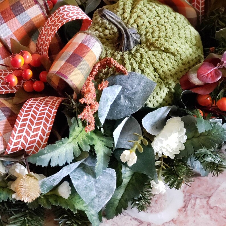 Fall Pumpkin Centerpiece Fall Table Decor Fall Centerpiece Etsy