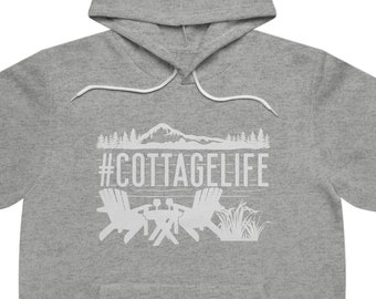 Unisex Cozy Cottage Life Sponge Fleece Pullover Hoodie