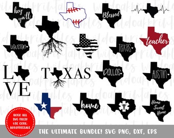 Texas Flag Svg Etsy