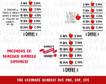Download Teacher Water Svg Etsy