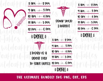 Download Nurse Svg Bundle Etsy