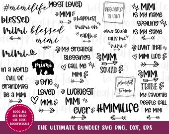 Mimi Svg Etsy