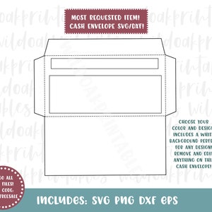 Envelope de dinheiro horizontal SVG, arquivos svg de envelope de dinheiro, envelope de dinheiro personalizado para impressão svg, envelopes de dinheiro cricut, svgs de envelope de dinheiro