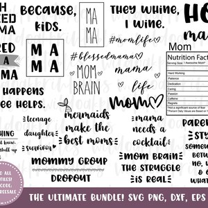 mama svg bundle, mermaid mama svg, mom svg bundle, funny mom svgs, mom life svg, funny mom quotes svg, parenting svg, blessed mama svg