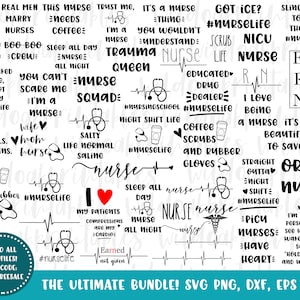 80+ DESIGNS! Die ultimative Krankenschwester svg Bundle, Krankenschwester Leben svg, Krankenschwester svg, Krankenschwester svg Bundle, lustige Krankenschwester svgs, lustige Krankenschwester Zitate svg, rn svg