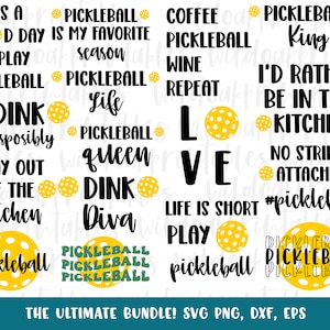 16 pickleball svg bundle, pickleball mom svg bundle,pickleball retro svg, pickleball svg, pickleball hearts svg, pickleball grandma svg