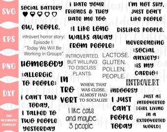 introvert svg bundle, introverts svg, funny svg sayings, socially awkward svg, introvert life svg, social svg, funny svg bundle, funny svg,