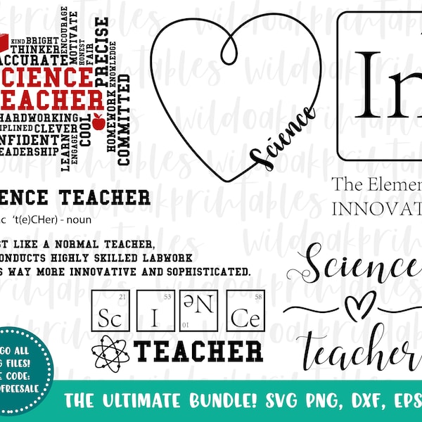 I love science svg, science teacher svg, science svg bundle teacher science svg, teacher svg, periodic table svg, science teacher definition