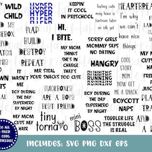 30 funny toddler svg bundle, toddler svgs, sarcastic boy svgs, sarcasm toddler svgs, funny sarcastic toddler quotes, funny toddler svg, png