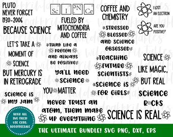 fascio svg scienza, tracker bottiglia d'acqua scienza svg, scienza conta svg, insegnante di scienze svg, fasci svg scienza divertente, atomo svg