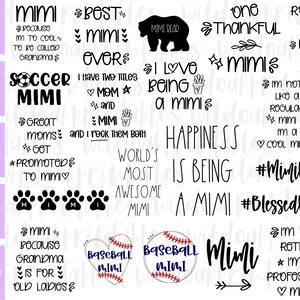 mimi life svg, mimi svg, mimi svg bundle, funny mimi svgs, blessed mimi svgs, baseball mimi svgs, funny mimi quotes, mimi svg sayings Cricut