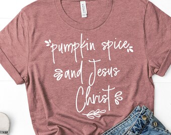 pumpkin spice and Jesus svg christianity svg bundle, Christian svg files, thanksgiving svg files for cricut, fall svg pumpkin spice svg