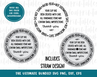 tumbler care card svg, tumbler care card for instructions svg, tumbler cricut files, tumbler files for cricut, printable tumbler silhouette