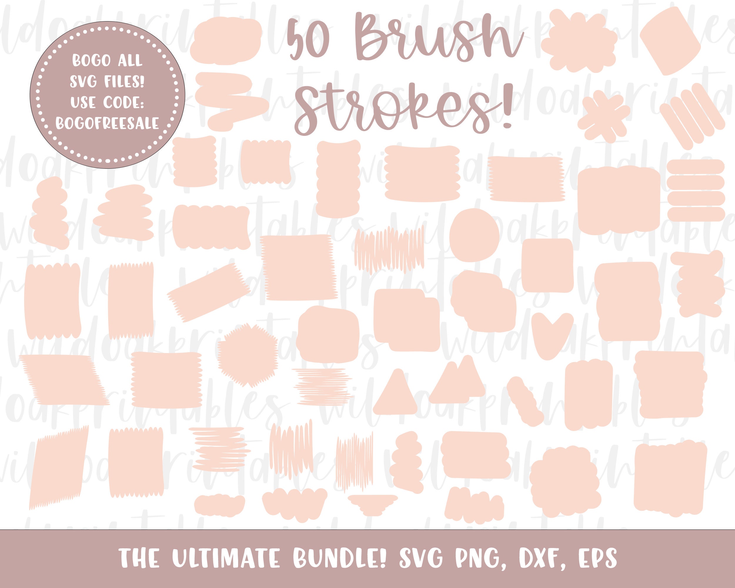 Download 50 Paint Brush Stroke Svg Bundle Keychain Svg Bundle Paint Etsy