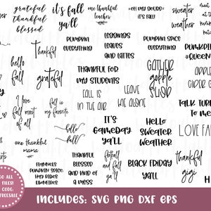 40 wzorów! Najlepszy jesienny pakiet svg na Święto Dziękczynienia, wdzięczni, wdzięczni, błogosławieni svg, jesienne svg, to jesień, ya&#39;ll, svg na Czarny Piątek, svg na październik