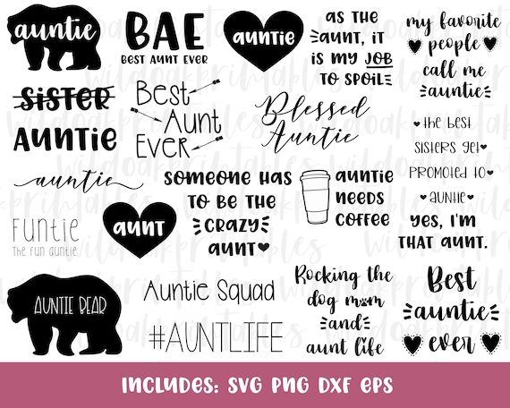 Download Aunt svg bundle auntie svg aunt life svg best auntie svg ...