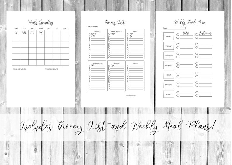 Financial Planner Bundle Printable, Budget Planner, Financial Digital Planner, Expense Tracker, Money Tracker, Sinking Funds,Savings Tracker image 5