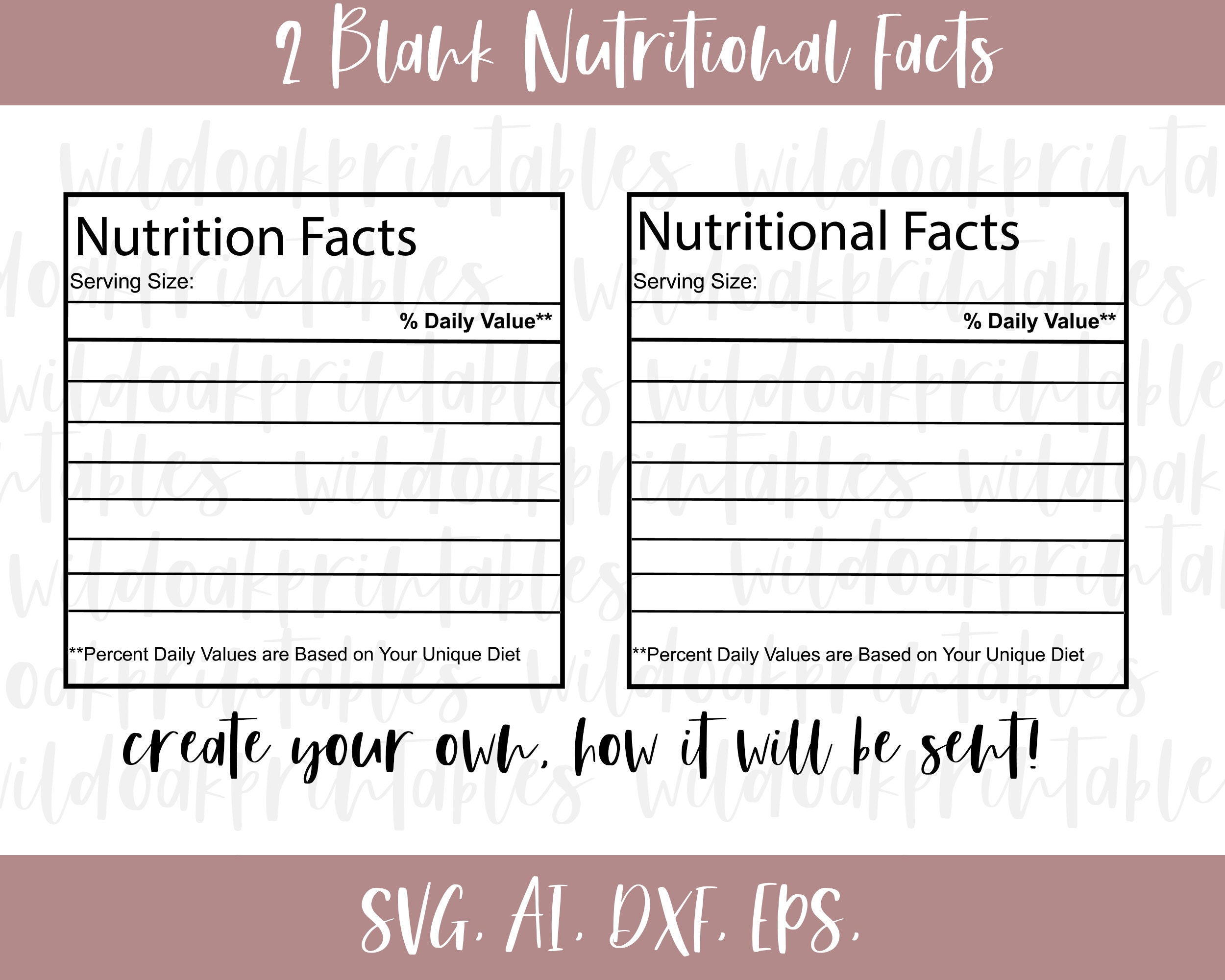 Download 2 blank nutrition facts svg nutrition facts label svg ...