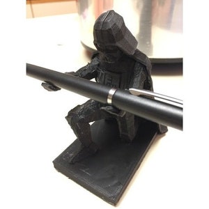 Darth Vader Starwars Pen Holder Home Decor Geeky 3D Printed College Dorm Home and Living Pop Culture Office Decor image 3