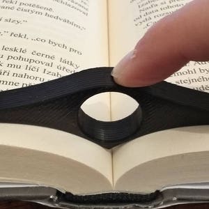 Book Lovers Thumb Page Holder Book Accessories Page Holder Teachers Student Bookworm Book Holder Reading Holder Library image 1