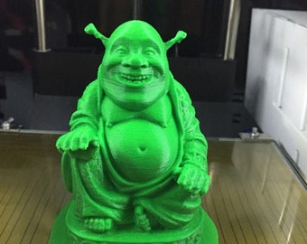 Shrek | Meme | Buddha | Home Decor | Geeky | 3D Printed | College Dorm | Home and Living | Pop Culture | Dreamworks