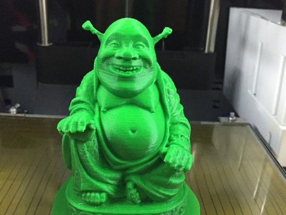 Shrek Meme Buddha Home Decor Geeky 3D Printed -  Finland