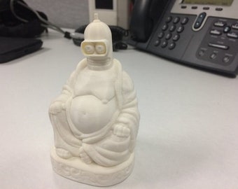 Bender | Futurama | Buddha | Home Decor | Geeky | 3D Printed | College Dorm | Home and Living | Pop Culture | Super Hero | Buddhabender