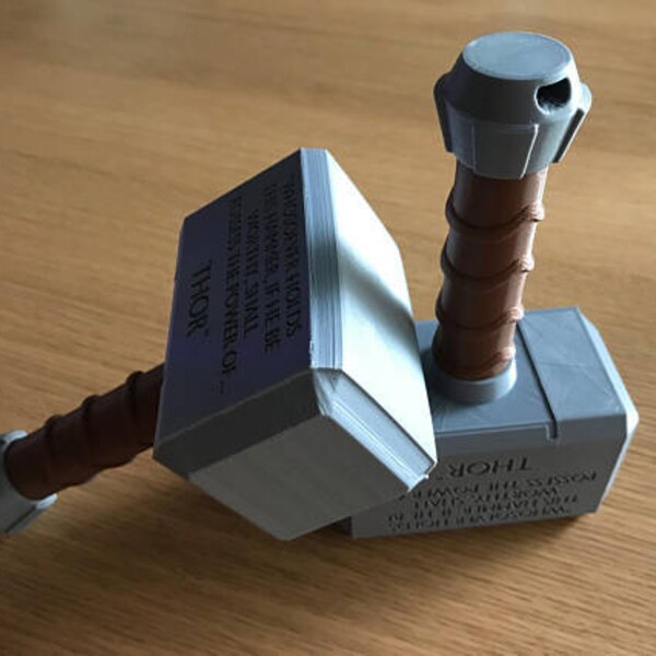 Babys First Mjolnir | Thor Hammer | Prop | Thor | Viking | Marvel | The Avengers | Gift for Kids | Office Decor | Geeky | Cosplay | Costume