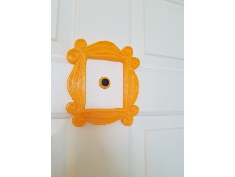 Friends Peephole Frame Replica Home Decor Sitcom Gift for Her Monica Tv Show Rachel Ross Phoebe Joey Chandler image 4