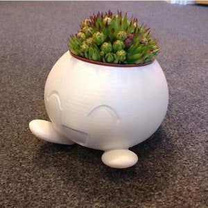 Oddish Planter Pokemon Planter Succulent Planter 3d-printed Apartment Decor Plant Pot Geek Gift Planter Plant Pot Cute image 2