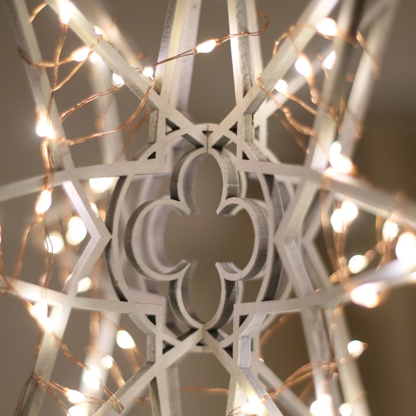 Lighted Cross Tree Topper Etsy