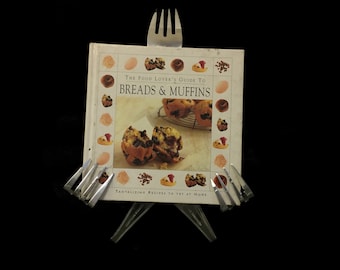 Soporte para libros de cocina hecho a mano, soporte para libros de cocina, soporte para libros de cocina, soporte para libros de cocina de metal, soporte para libros de cocina, decoración de cocina, regalo para el día de la madre