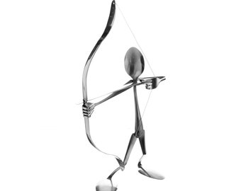 fathers day gift, fathers day, recurve bow, arrow, boyfriend gift, bestman gift, hawkeye, metal art