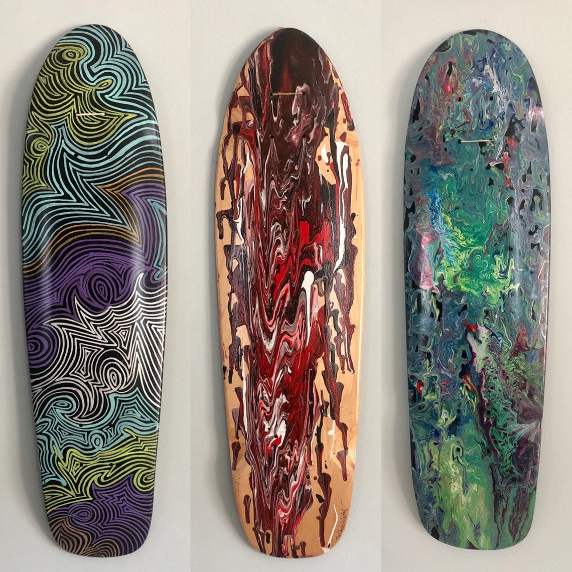 Custom Skateboard Deck Etsy