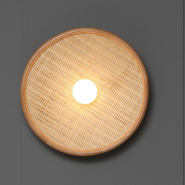 Basket Wall Sconce Etsy