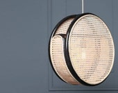 BENT wood vienna chair thonet pendant round mid century modern bentwood rattan wicker