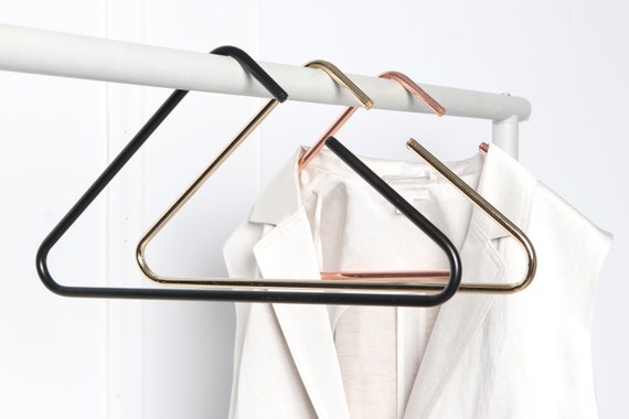 Set of 6 Baby, Toddler & Kid-Size Natural Wood Chrome Combo Hangers with  Pant Clips