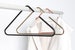 STAVROS SET OF 2pcs minimal hanger clothing rack copper gold black coathanger triangle simple geometric 