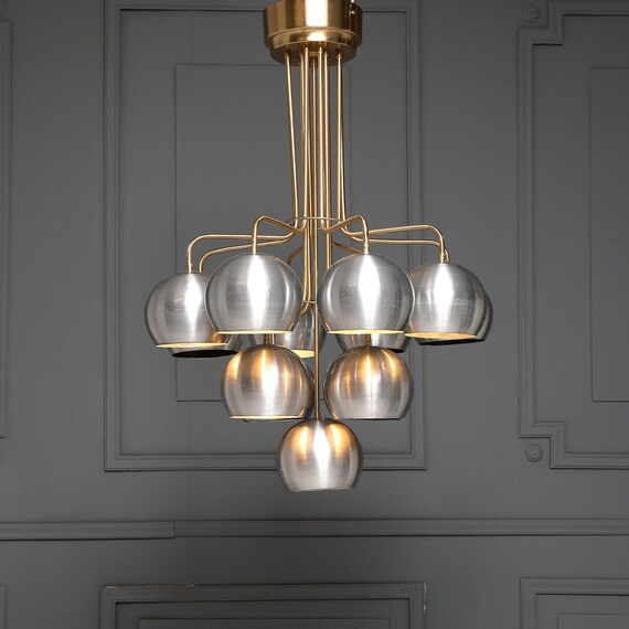 Bubbles Mid Century Modernist Globes Handmade Pendant Light Bubbles Mid Century Modernist Globes, West Elm Droplet Glass Chandelier